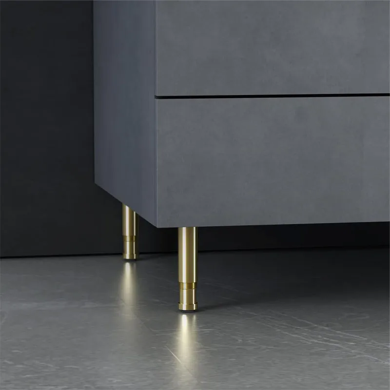 4pcs Adjustable Sofa Legs Metal Modern Furniture Legs for Cabinet Couch Dresser Closet Height Round Sofa Bed Basic
