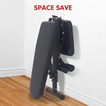 Weight Bench, Space-Saving Foldable Workout Bench, 800LBS Load Capacity Adjustable Multi-Purpose Bench Press for Home, Gym 2