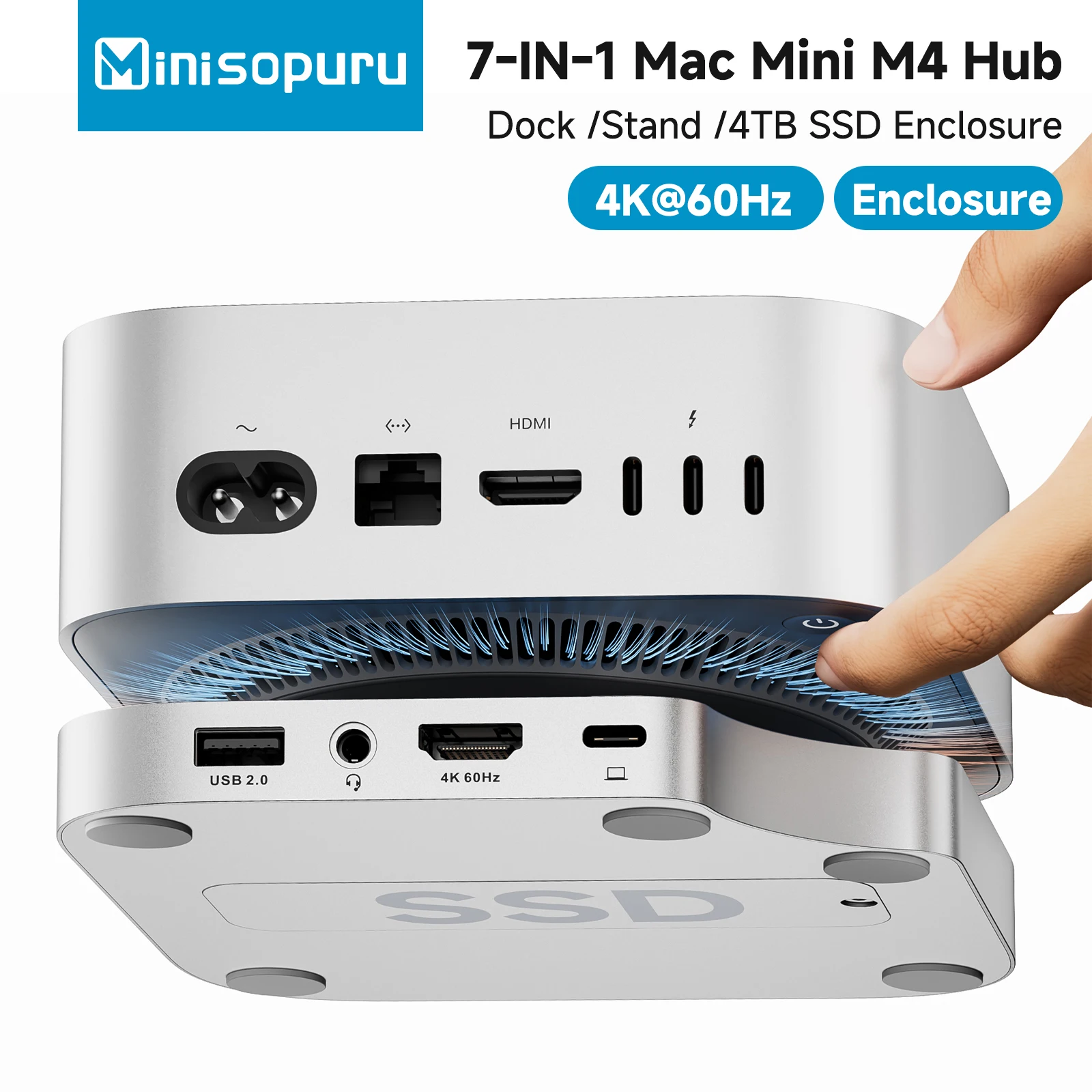 Minisopuru iExpandMate Mac Mini M4/M4用 Amazon.com: Minisopuru iExpandMate MINI218B PRO Mac mini M4