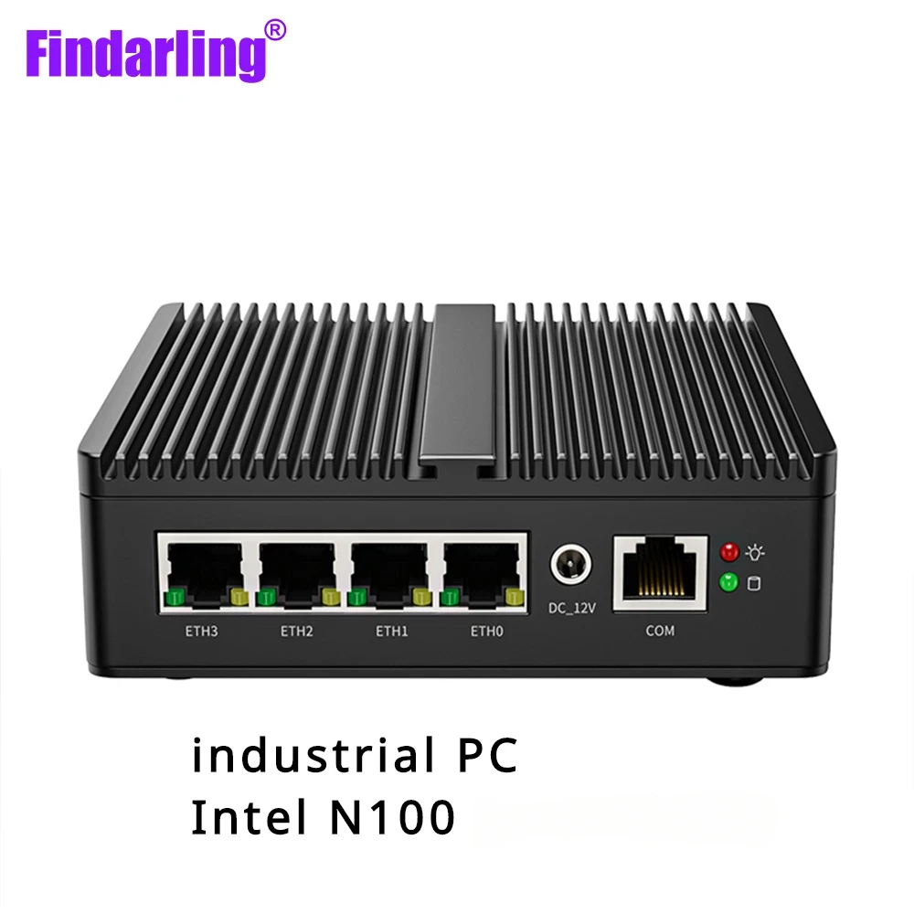 

Industrial Mini PC Intel N100 Celeron Soft Router 4xIntel i226V 2.5G LAN DDR5 NVME SSD pfSense Firewall Appliance ESXI AES-NI