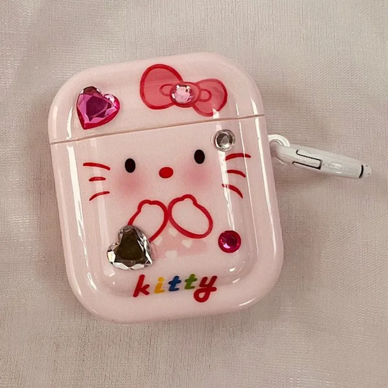 Sanrio Hello Kitty AirPods Pro2 Case Key Ring AirPods Pro 2nd Generation  Cover