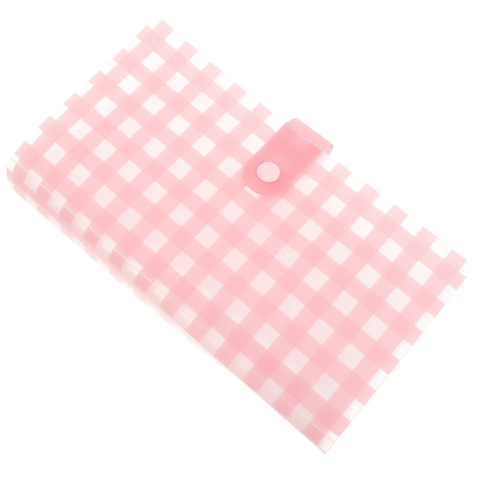 Frosted Portable Professional Photo Mini Photocard Organizer Button Secure Album Folder Solution Cards