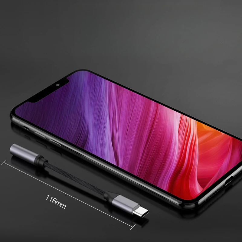 USB Type C to 3.5mm Earphone Jack Adapter Converter Jack Aux Audio Cable Headphone Adapter