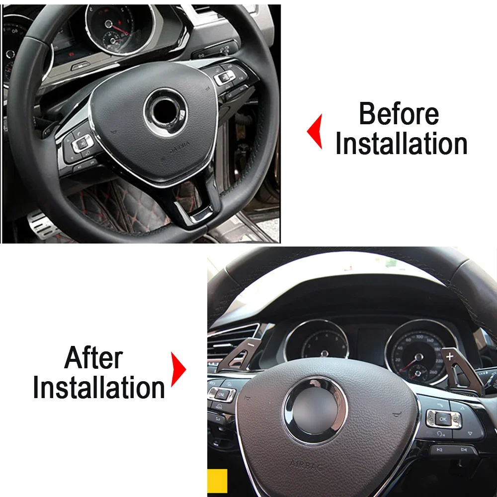 Huamengyuan 2 Pièces Palettes De Changement De Vitesse Au Volant