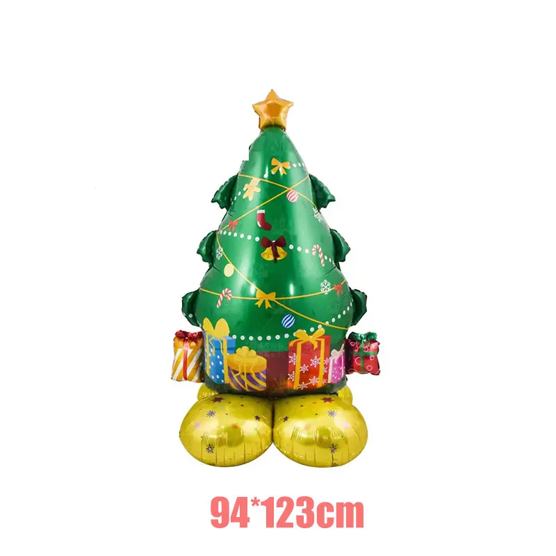 Globos navideños, decoración para año nuevo, muñeco de nieve, Papá Noel, globo, pequeños regalos navideños, juego de globos, regalos de fiesta para niños
