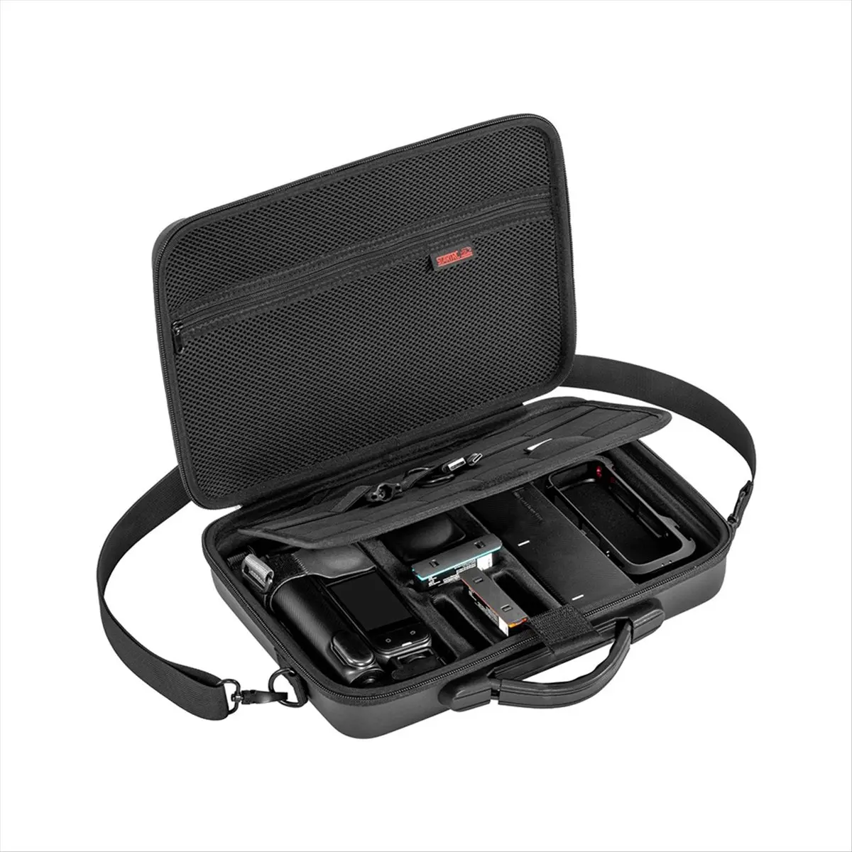 Insta360 X5 카메라용 M05K STARTRC 여행용 휴대 케이스 다용도 보관 케이스 PU 올인원 핸드백 숄더백