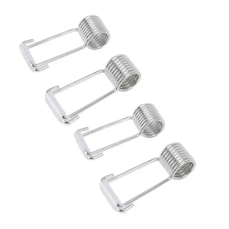 4pcs Self Closing Door Closer Easy Installation Spring Hinge Door Closer for Kitchen Doors