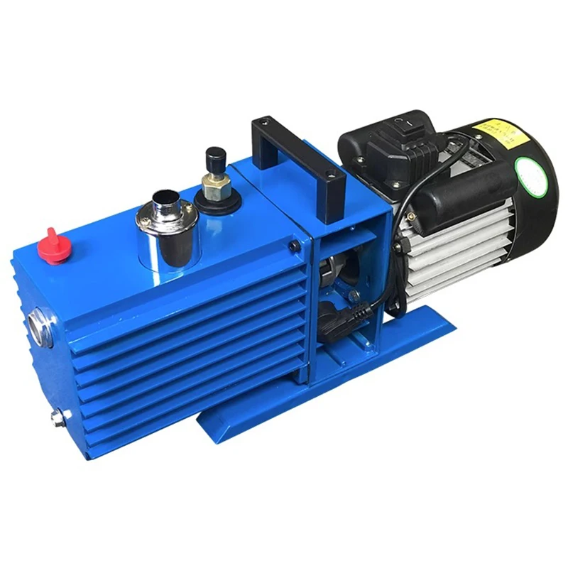 2XZ-2 Rotary Vane Type Double Stage Vacuum Pump 220V Small Air Suction Pump 2L/S Laboratory Aspirator Industrial Vacuum Machine smc type zp2 series vacuum suction cup large size bellows type zp2 tf32 40 50 63 80 100 125hbn hbs