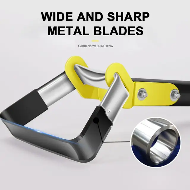 Kultivátor Kapa Matt Befejezés Rozsda Ellenálló Teleszkópos Hosszú Szolgálat Élettartam Ergonómikus Gyomnövény Hordozható Kézi Kerti Rake Szerszám - Image 2