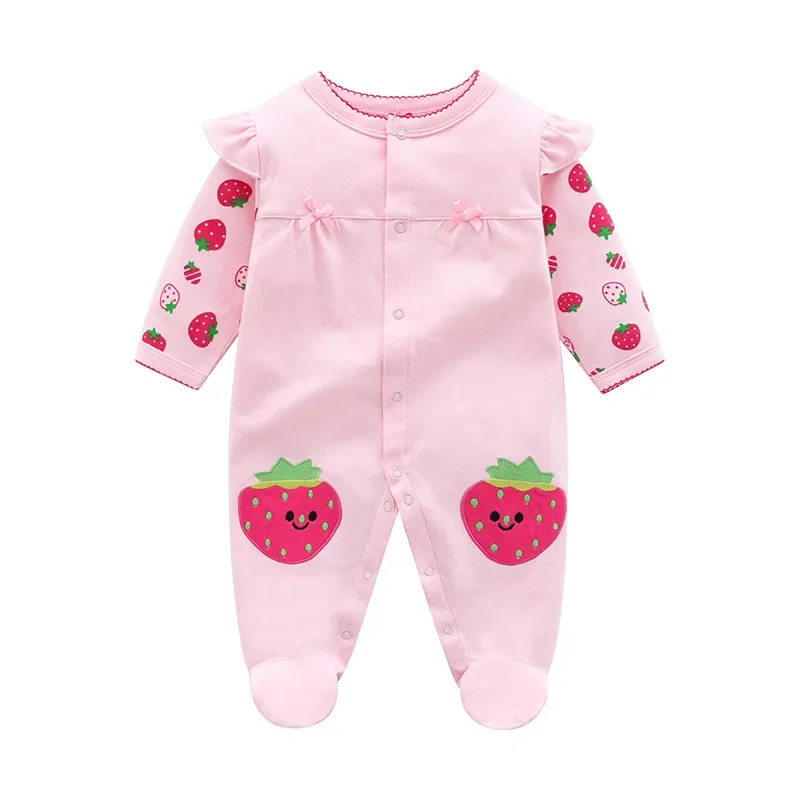 Newborn Baby Clothes Spring Baby Romper Princess style girls Sleepsuit Girl Sleepwear One-pieces Jumpsuit Baby Clothing Jumpsuit - Image 6