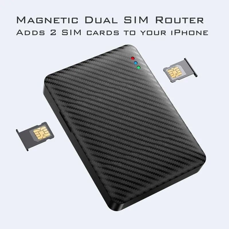 50PCS MAG2SIM Non PTA Dual Sim Dual Standby Adapter Call/SMS/Data