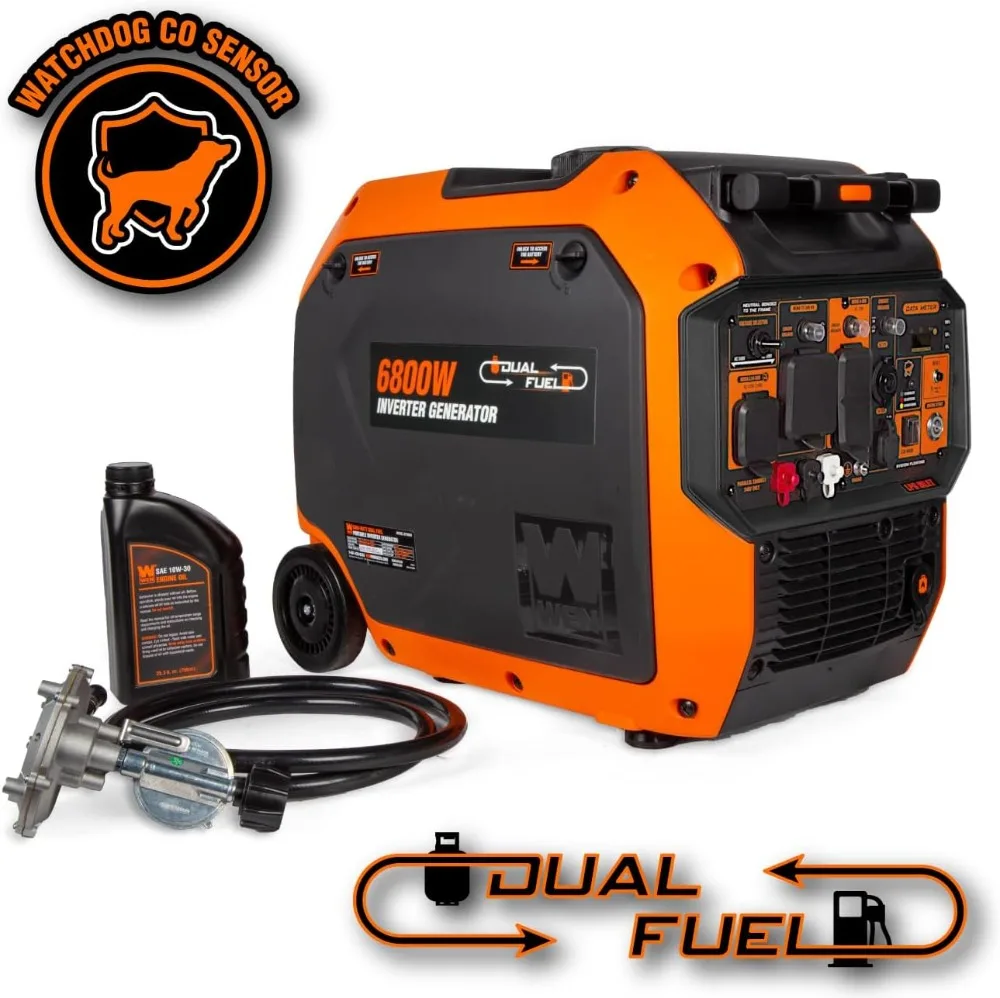 6800W Dual Fuel Generator 1