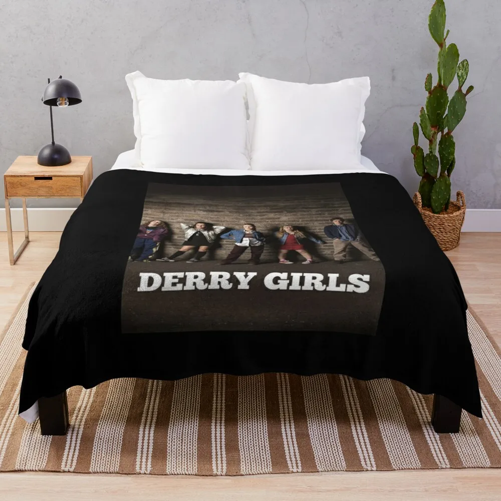 

Men Women Derry Girls Funny Men Fan Throw Blanket Luxury Blanket Bed linens