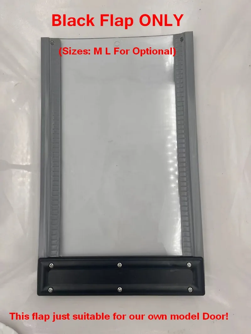 Pet Door for Doors High Quality ABS Flame PVC Enter Outer Flap Door Anti Raining Cover Extra Insulated & Cold Weather