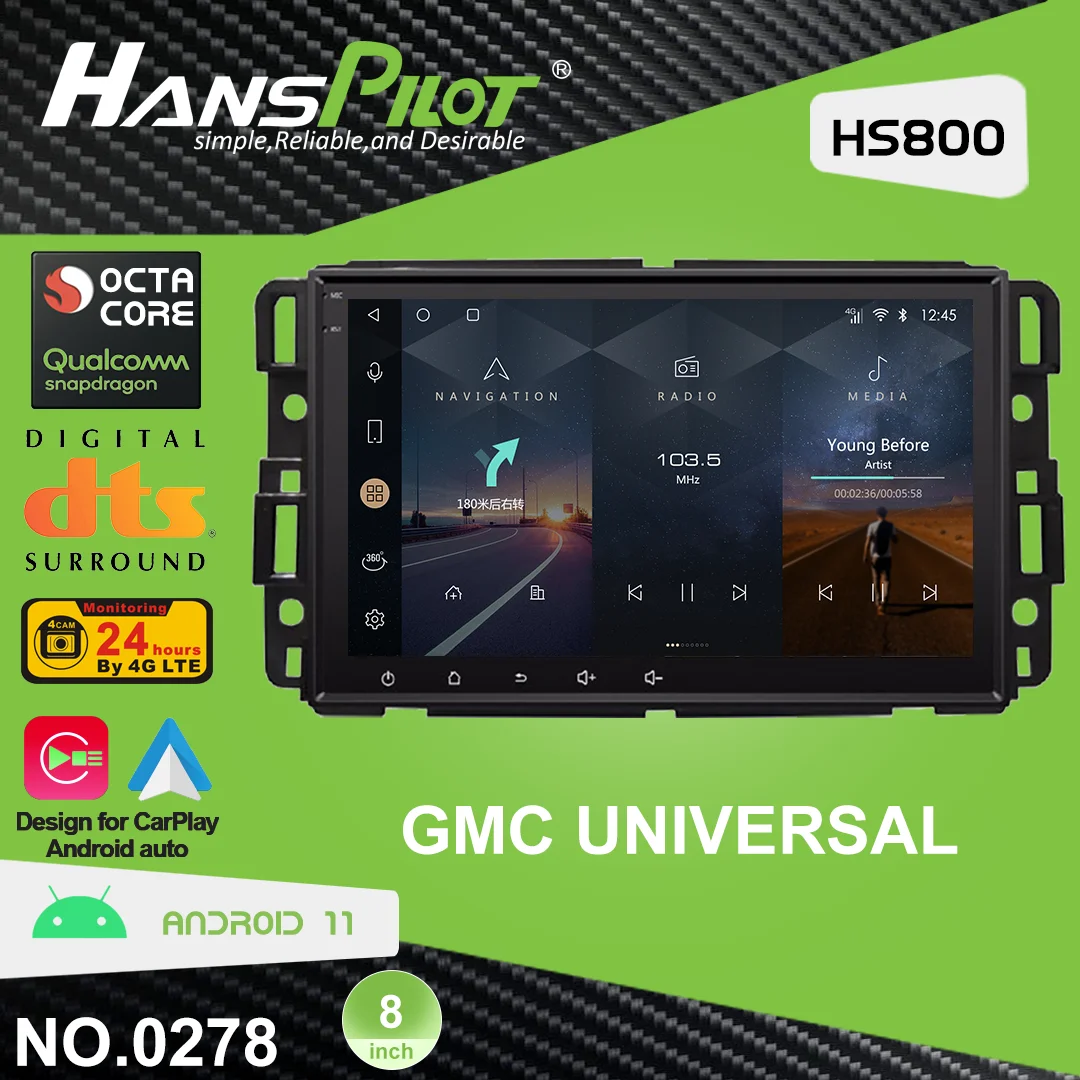 Hanspilot Android Navi Car Radio Dvd For Gmc Chev Tahoe Yukon Denali