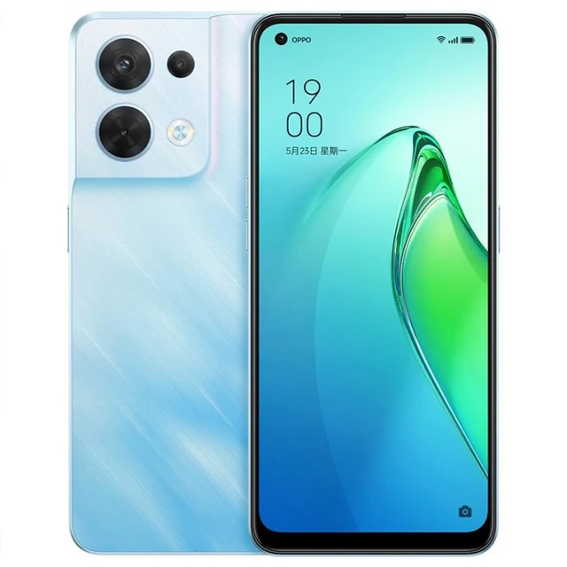 Oryginalny telefon komórkowy OPPO RENO 8 5G 6.43 "ekran 90Hz Dimensity 1300 Octa Core Android 12 4500mAh szybkie ładowanie 80W Smartphone 4
