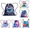 Disney Stitch Drawstring Bags Children Backpack Cartoon Mini Lilo&Stitch Travel Storage Bag Casual Swim Portable Backpack 1