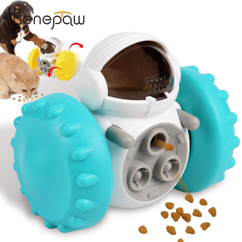 Robot Shape Dog Toys,Treat Dispensing Puzzle Toys for Small Dogs