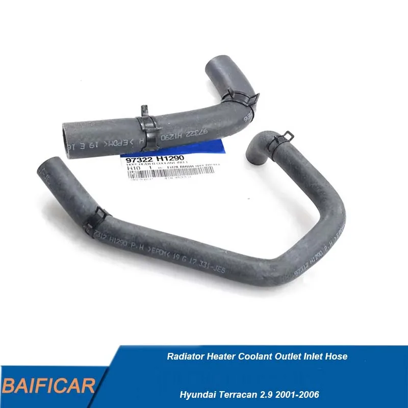 Radiator Heater Coolant Outlet Inlet Hose for 2001-2006 Hyundai Terracan 2.9 97312H1290 97322H1290