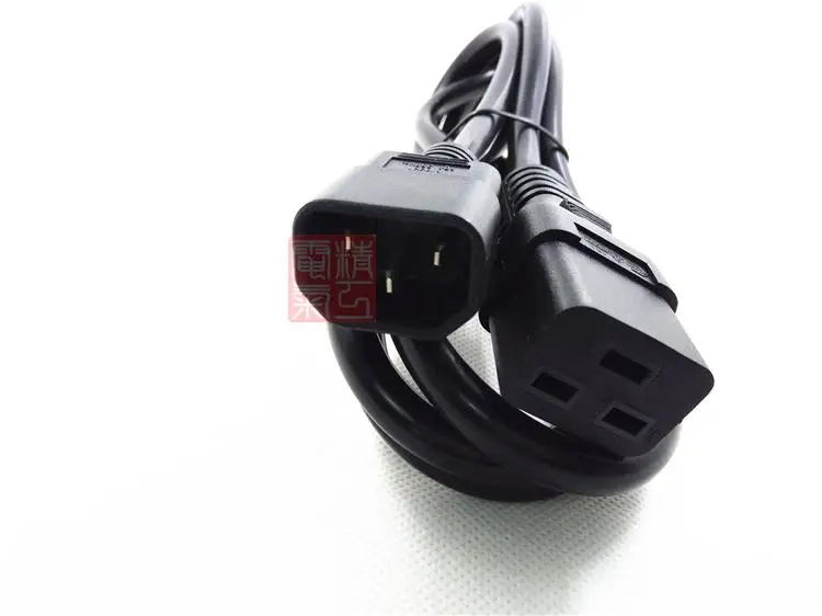 C14-C19 서버 전원 연장 케이블 C14 - C19 PDU US 14A WG 2.5 케이블 0.5m 1m 1.8m 3m 5m