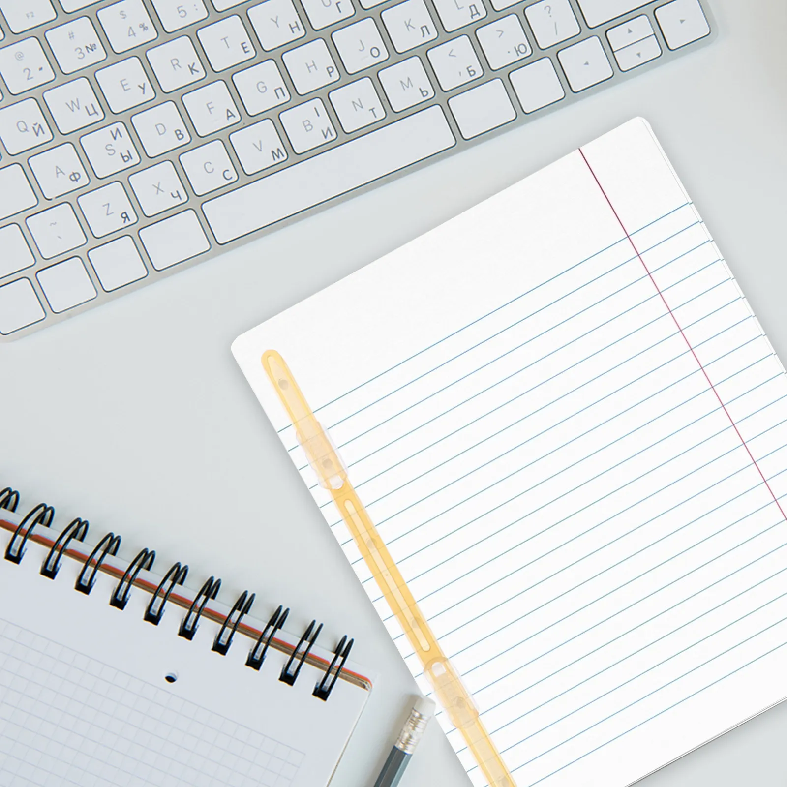 1 세트 플라스틱 제본 클립 강력한 클램프 루스 리프 바인더 클립 문구 사무실 학교용 간편한 사용 종이 클립