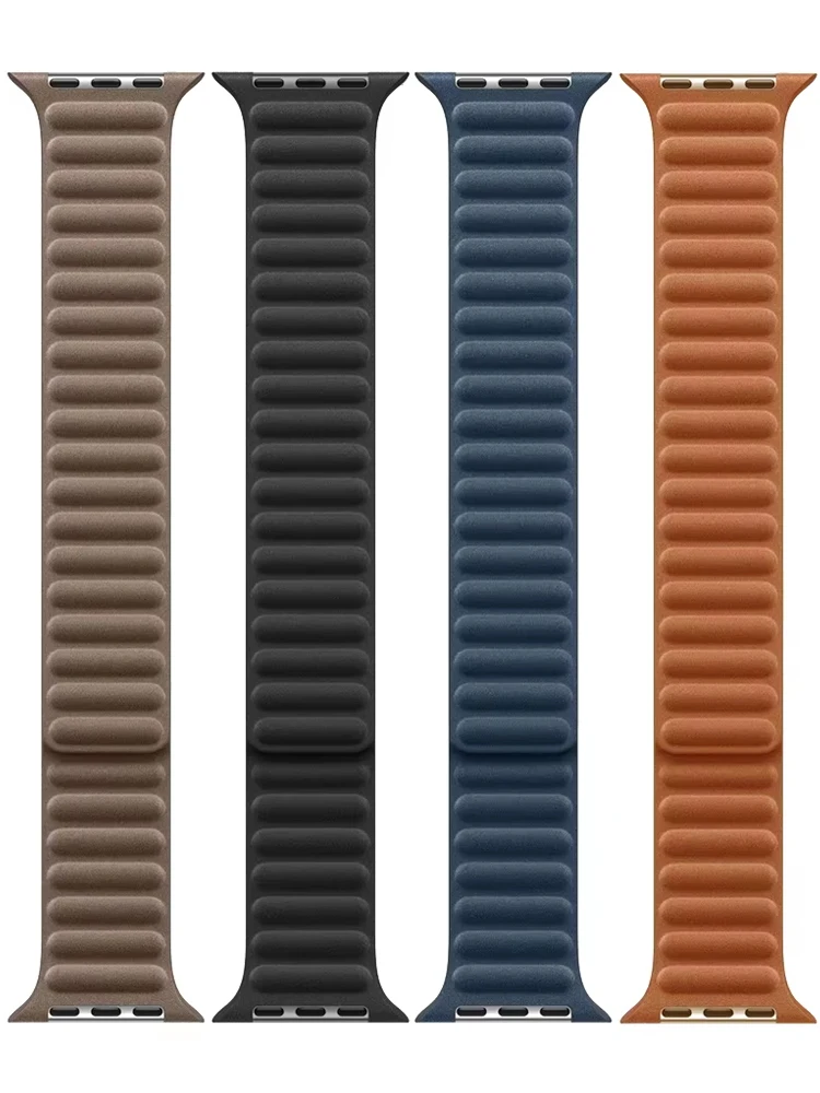 Armband für Apple Watch-Armbänder 46 mm, 40 mm, 44 mm, 42 mm, 41 mm, 49 mm, 45 mm, feiner Stoff, magnetisches Loop-Link-Correa-Armband 11 10 SE 9 8 7 6 5