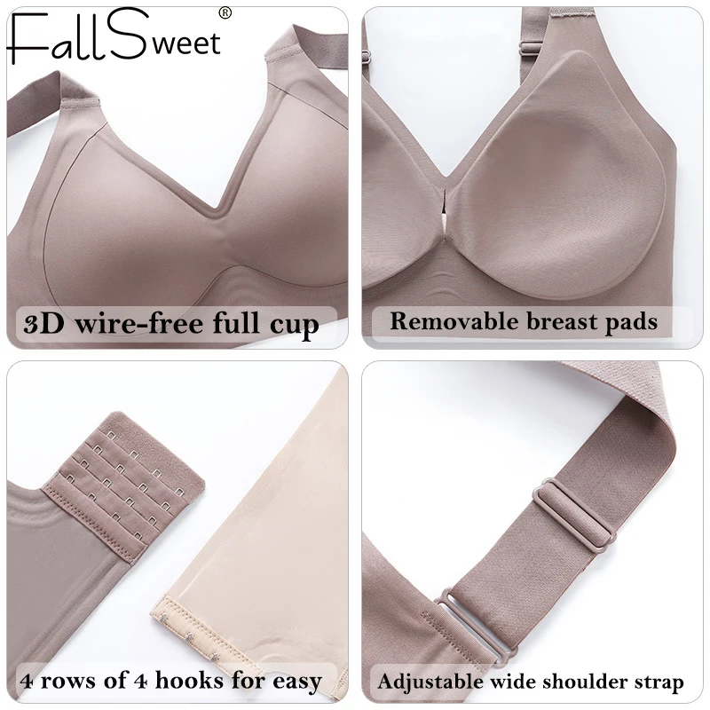 Seamless Wireless Push-Up Bra with Thin Padded Cups for All-Day Comfort — photo 4