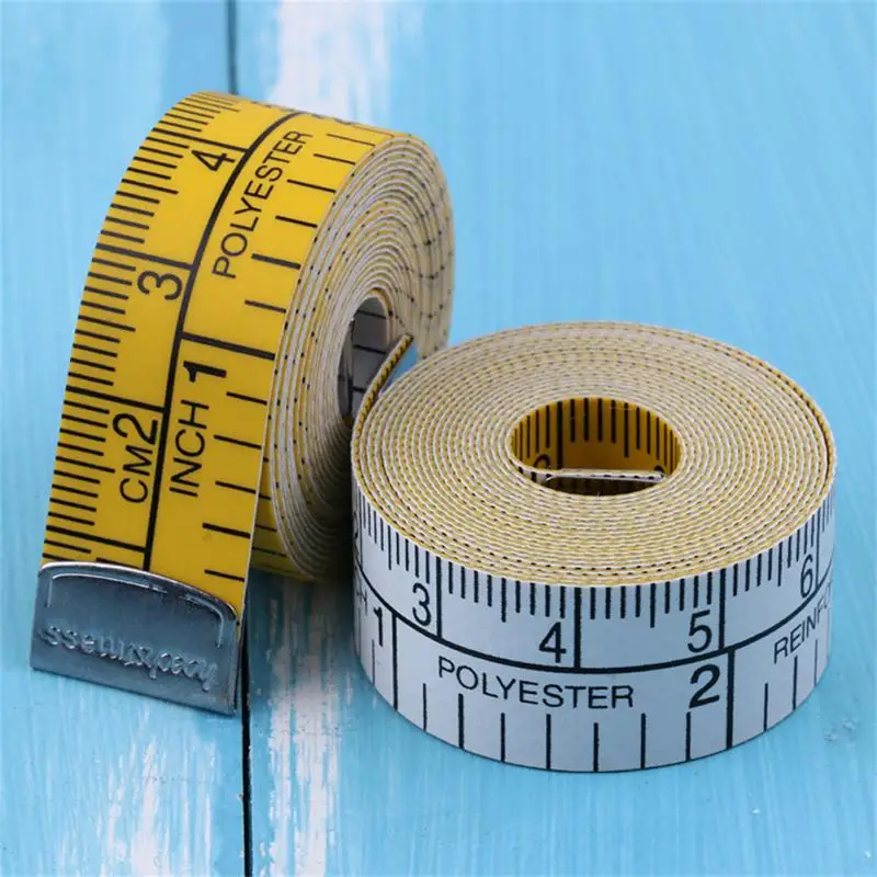 

Double-sided Soft Measure 1.5m Three-gauge Clothing Rule Tailor's Rule Inch Small Tape Measure Soft Tape Measure Home Measure