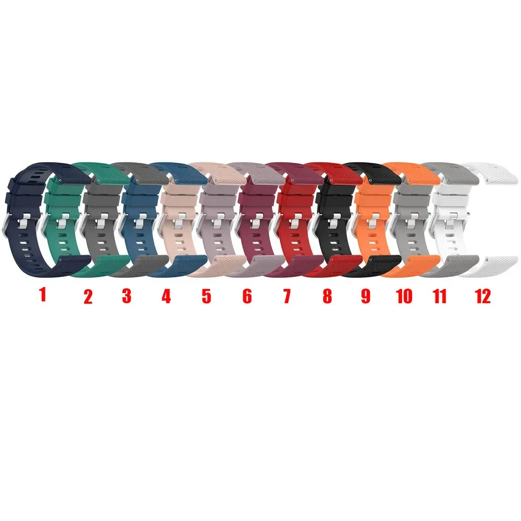 Premium Silicone Sport Replacement Band - Compatible with Popular Garmin Models