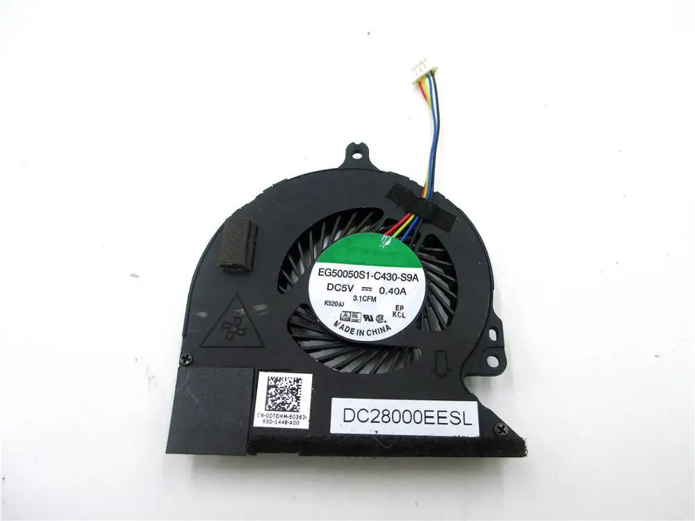 

Laptop CPU Fan For DELL For Latitude E5250 5250 KSB05105HCA01 DC28000EED0 EG50050S1-C430-S9A DTDHM 0DTDHM