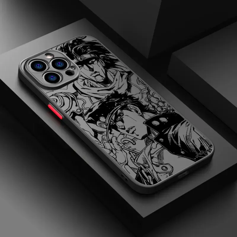 Stylish JOJO Kujo Jotaro Anime Shockproof Phone Case Cover