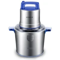 8L Commercial  Meat Grinder 1200W High-power Minced Meat Blender Home Electric Stainless Steel Pepper Garlic Crusher Device 1