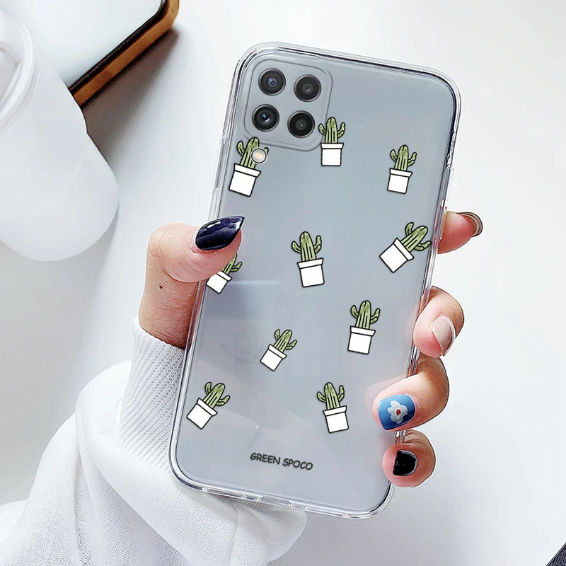 Floral Silicone Transparent Soft Phone Case with TPU Flower Design