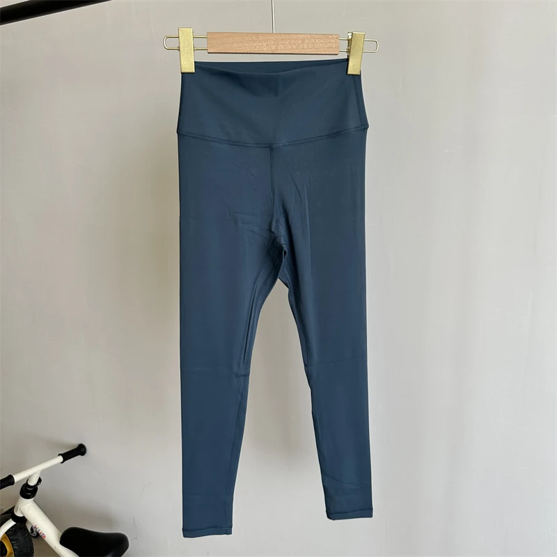 High Waist Yoga Pants Solid Color Fitness Pilates Sports Tights Gym Fashion Hot Girls Fitness Pants Soft Breathable Stretch Hip