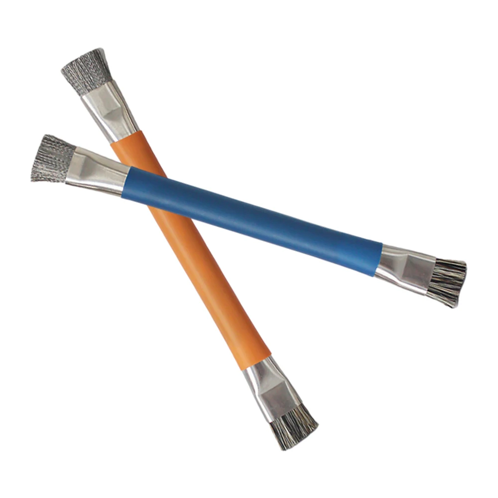 Anti-static Brush PCB Mainboard Cleaning Rework Double Head Safe Brush Repair Tool For Mobile Phone Tablet PCB BGA Repair Solder