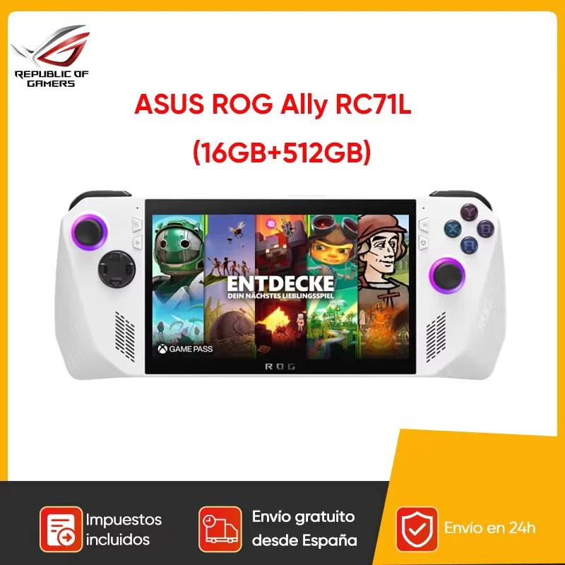 ROG ALLY RC71L 512G おまけ付き ASUS ROG Ally Gaming Console (2023) RC71L - Handheld Game Console