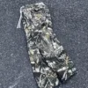 Yao888 Leaf Camouflage Functional Tactical Pants Pure Cotton Washed Streetwear Vintage Casual Oversize Trousers For Men 1
