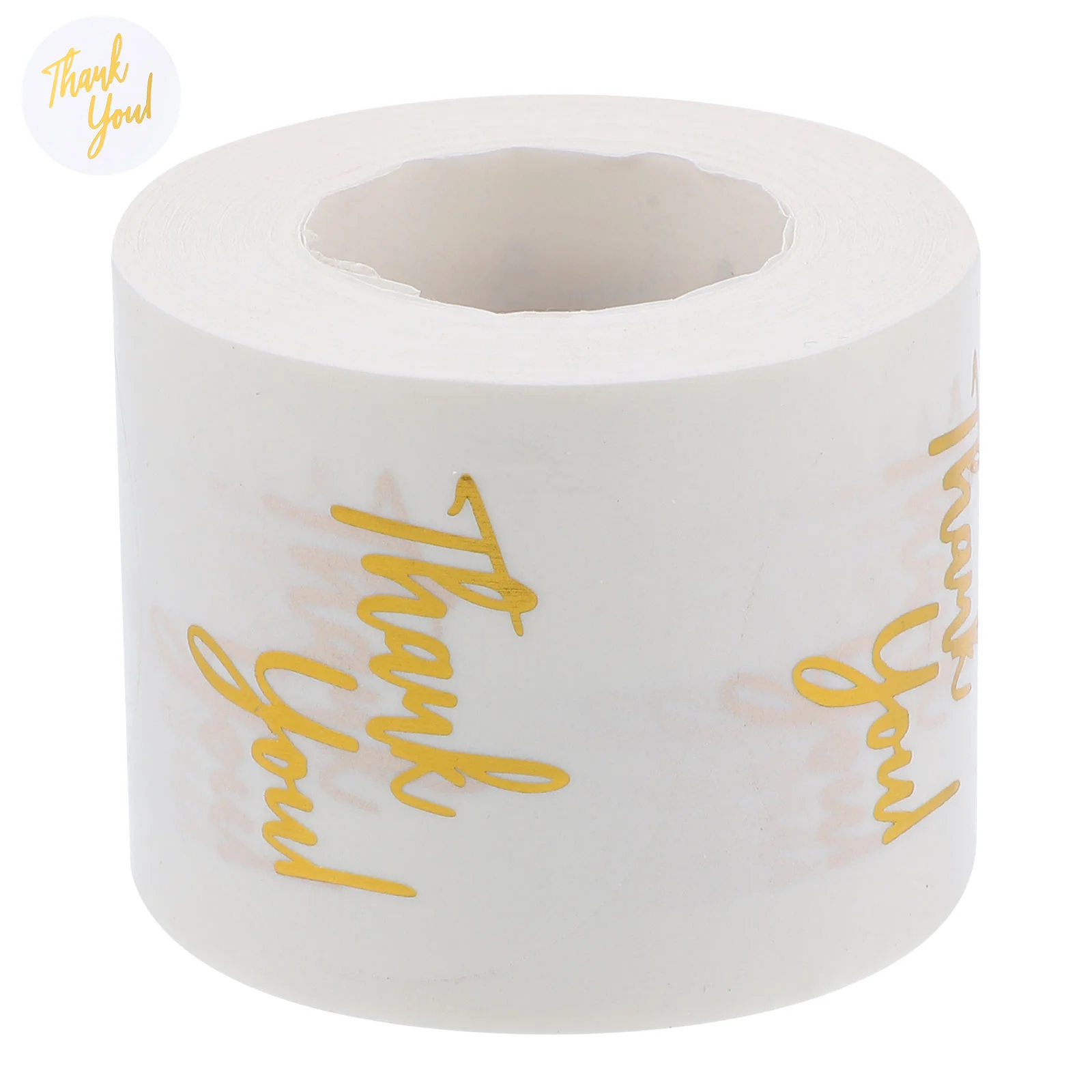 

Transparent Hot Stamping Thank You Sticker Gift Seal Round Label Stickers Packaging of Orders Envelope Sealing