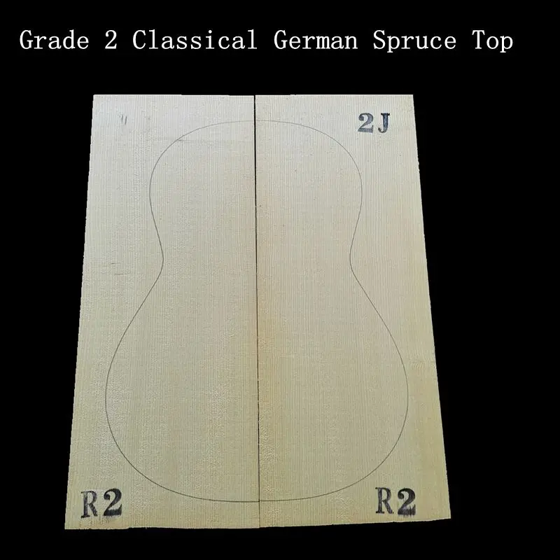 2#Grade Picea Abies  Alps Spruce Solid wood Guitar Top board  39 Inch Guitar Panel Handmade Guitars Making Material 4*210*540