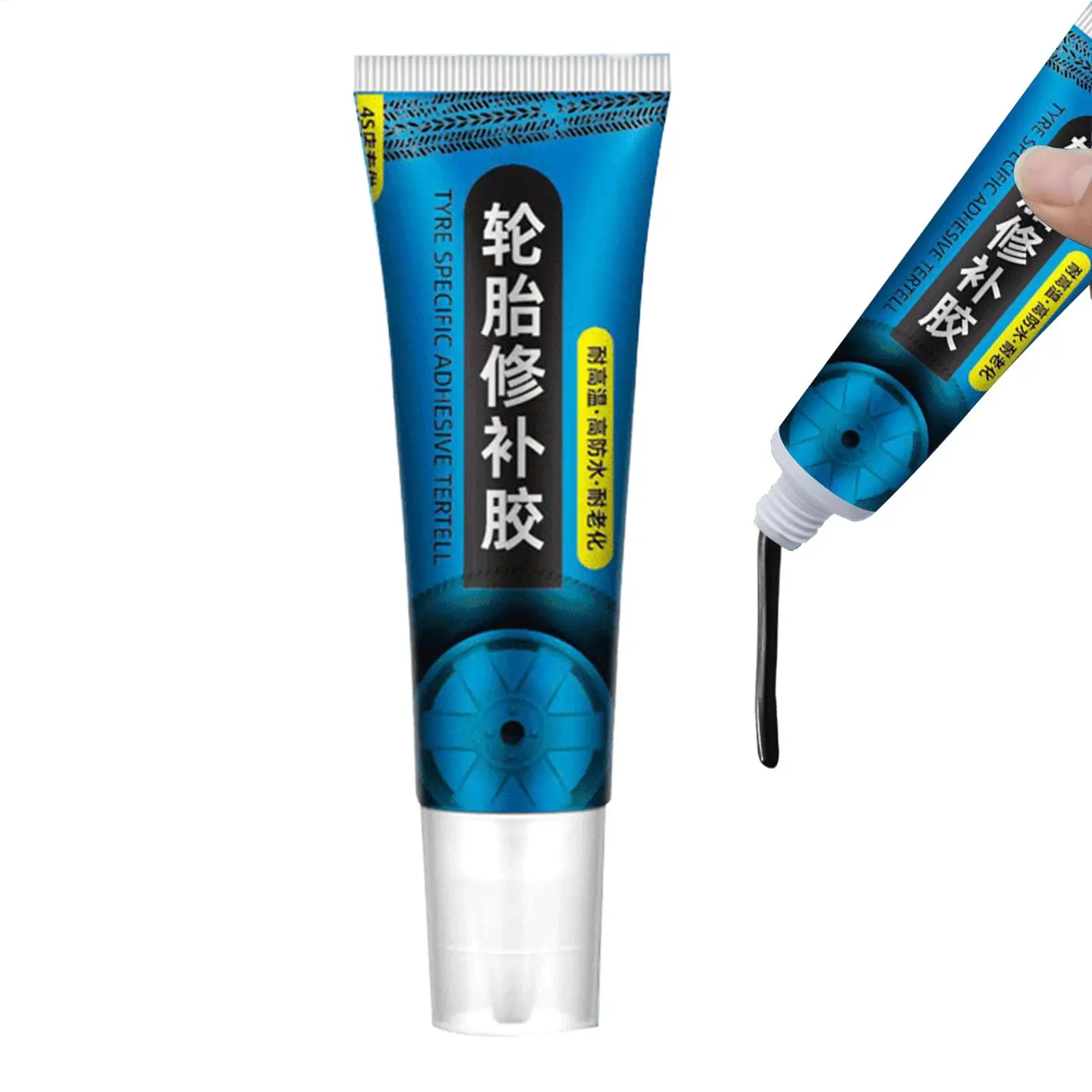 1pcs Car Tire Repair Adhesive 60ml Strong Adhesive Bonding Glue Sidewall Tire Repair Kit Strong Adhesive Bonding Glue For Cars