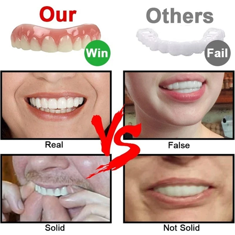 Fausses Dents En Résine A1 – Kit Supérieur/Inférieur Easyinsmile | Dentisterie DIY