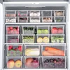 Transparent Fridge Organizer Food Storage Containers Fresh Vegetable Fruit Baskets Refrigerator Storage Box Kitchen Organizer 3