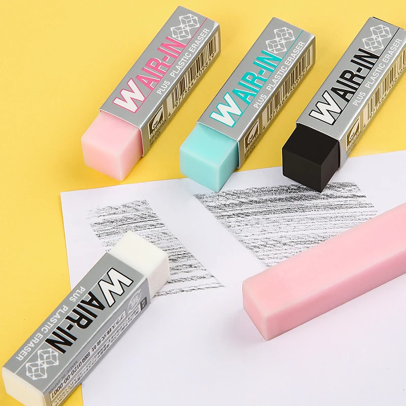 Japan Plus Plastic Eraser Magic Airin Erasers For Pencil Stationery Office Material School