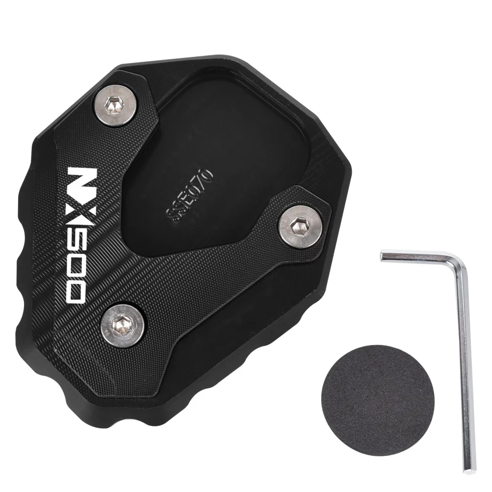 혼다 NX 500 2023 2024 2025 2026 NX500 사이드 스탠드 지지대 확장 패드 액세서리