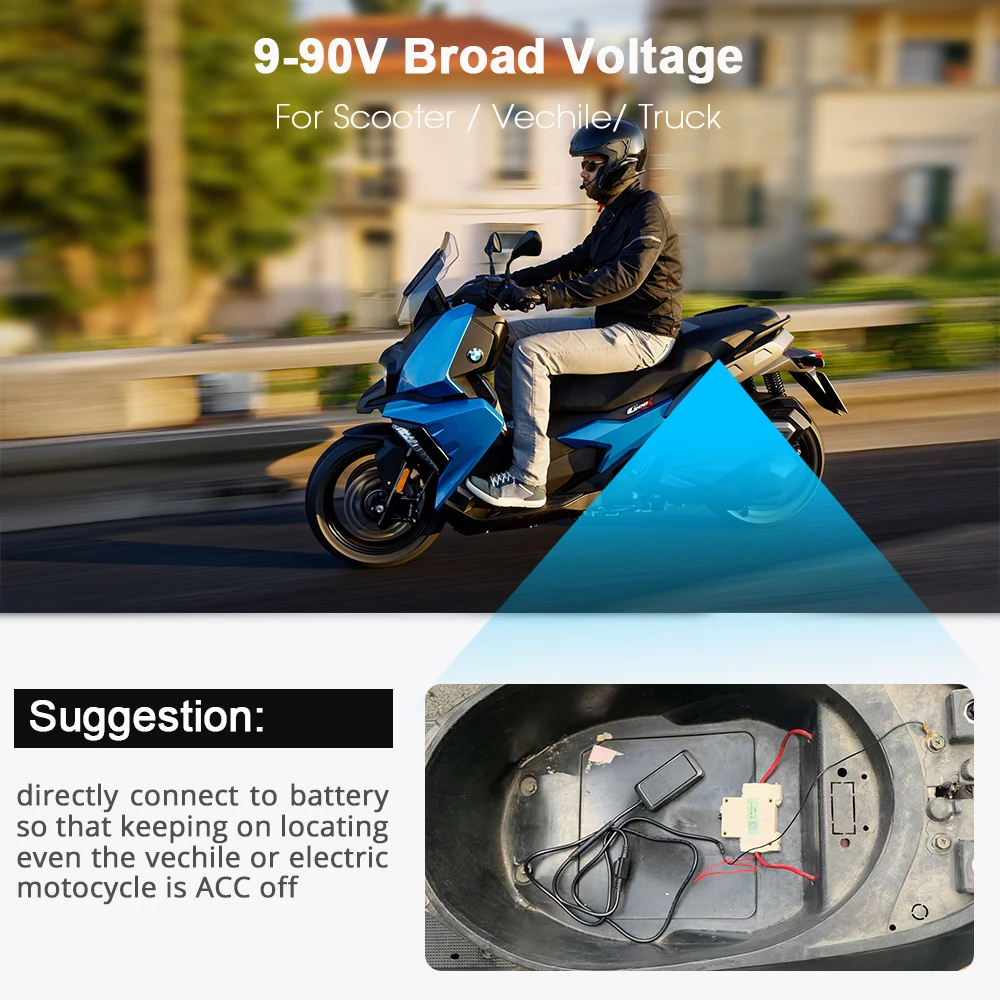 GPS Tracker Car Tracker JIMIMAX JM-C21 Mini Gps Real-time Car Locator 9-90V Anti-thieft Multi Alarms Position With APP/PC Waterproof Tracking Device