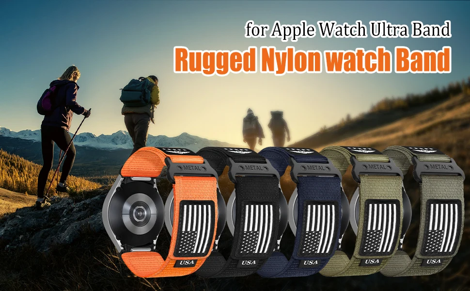 No Gap Trail Loop Strap for Samsung Galaxy watch 7 4 classic 5 Pro 44mm 40mm 47mm 43mm 45mm Nylon bracelet Galaxy watch 6 4 Band