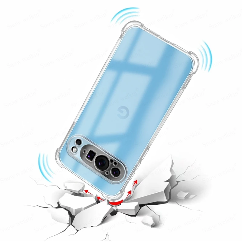 Clear Soft TPU Shockproof Airbag-Enhanced Full Protection Case Cover