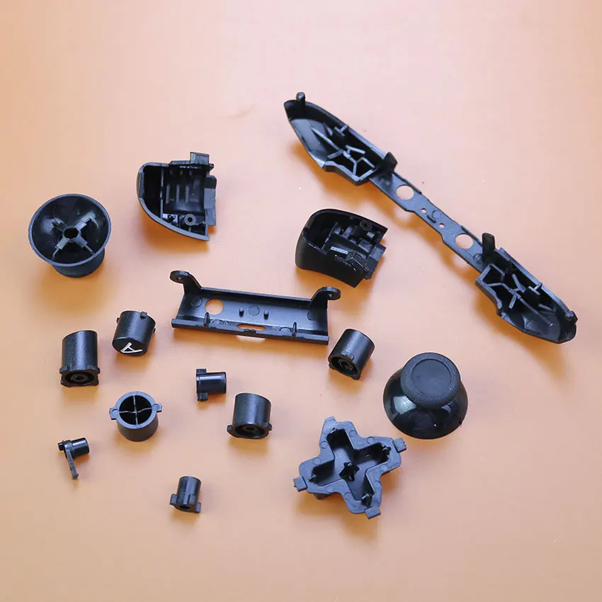 JCD 아날로그 조이스틱 캡 Dpad ABYX 키 RB LB 범퍼 RT LT 트리거 버튼 모드 키트, 마이크로소프트 Xbox One S 슬림 X 컨트롤러용