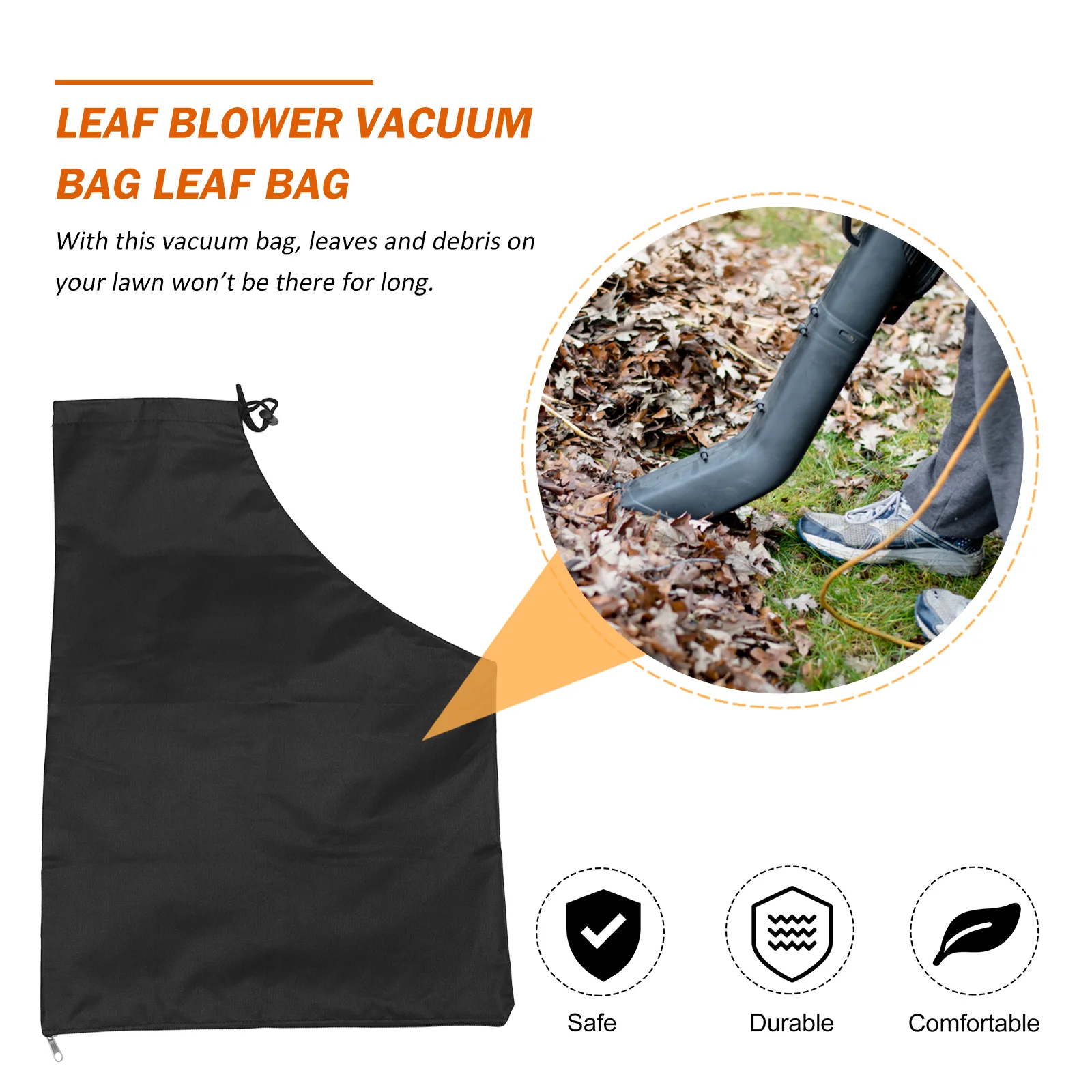 Leaf Collection Bag Black Backpack Leaf Collection Bag