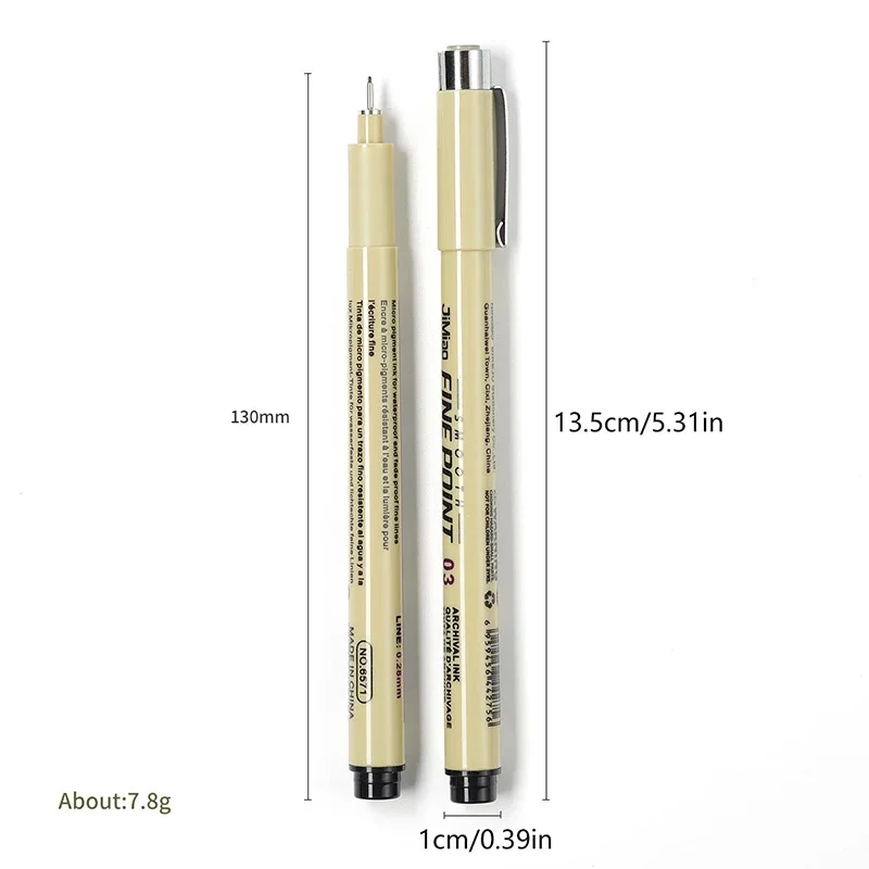 Nail art hook pen graffiti line gel painting waterproof line drawing pen detail drawing nail art design tool